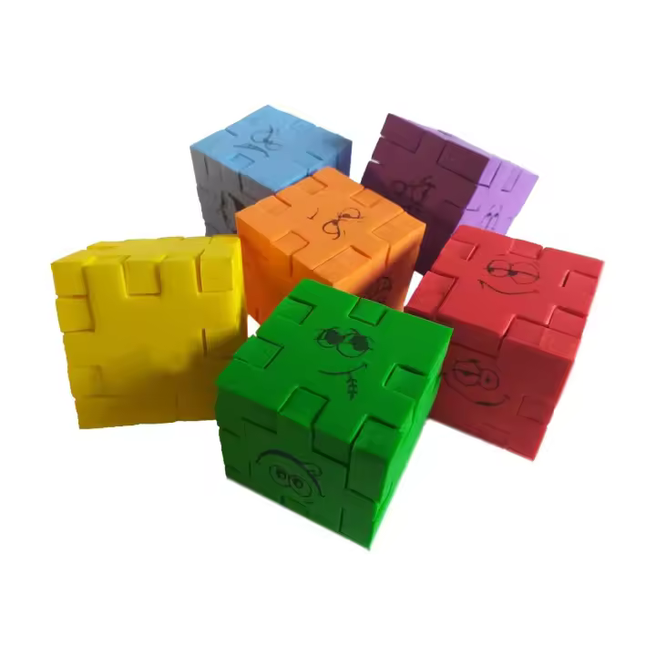 Pack de 6 Rompecabezas  Puzzle 3D Juego de Ingenio Estimula imaginación Previene el Alzheimer 6 Niveles Todas Las Edades - 1