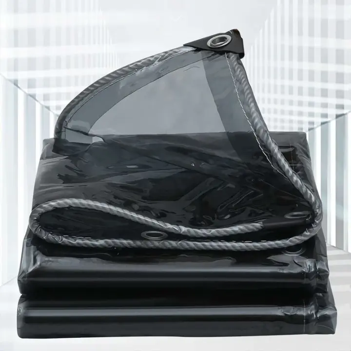 Lona de Invernadero Polietileno Transparente Negro - 1