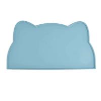 Alfombrilla De Alimento Para Perros De Silicona Antideslizante Accesorios Para Comer Y Beber Para Mascotas Tamaño 46x24cm Colores Gris/Azul/Rosa - details 12