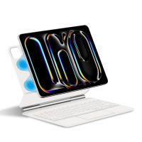 Teclado Mágico Con Retroiluminación Para iPad pro 13 2024 Cubierta Inteligente Compatible Con Idiomas Español Portugués Árabe Alemán Y Francés - details 20