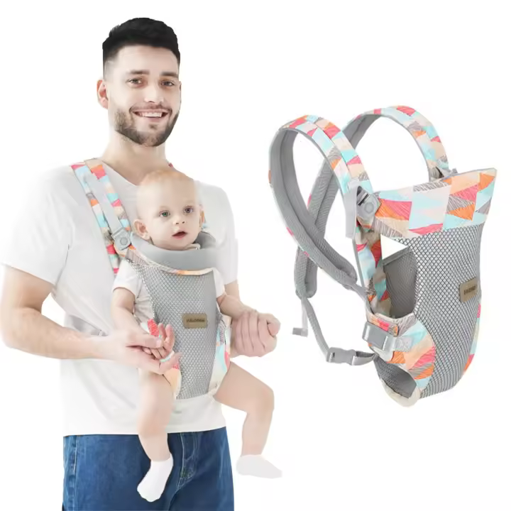 Tienda BIT Portabebés ajustable, portabebés 4 en 1, mopila convertible para Palma y espalda, ergonómico, portátil, y transpadrado Cómodo Pequeños para niños, niños y (7 to 45 Libras) (Azul) - 1