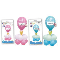 1 unidad de centro de mesa para comunión niña, Globos rosa, Set de globos de comunión, Globos de comunión para mesas, Se puede escribir el nombre con rotulador, Kit de globos de decoración, Rosa, Regalantes.com - details 2