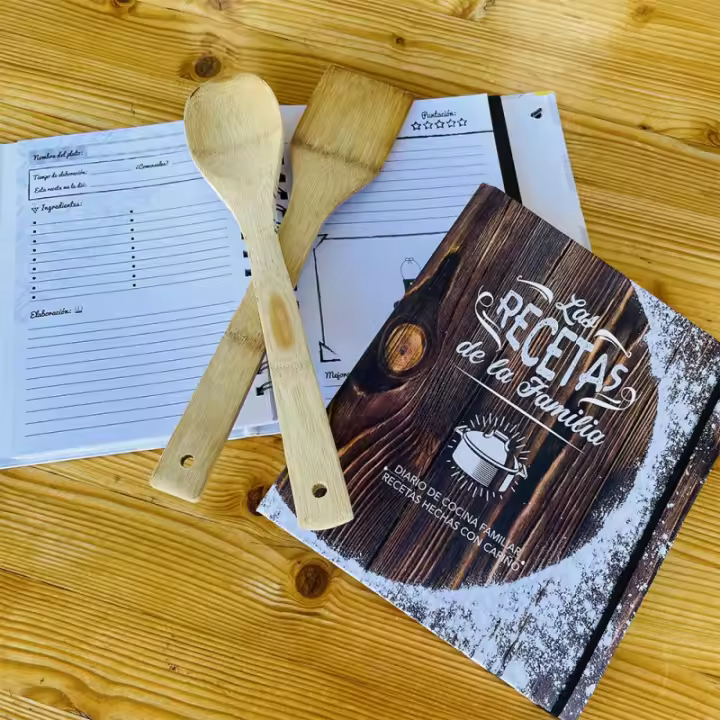 Álbum libro de Las recetas de Familia Vintage Antracita Raíz Inicio Hogar Album Papeleria Recetario   Antracita - 1