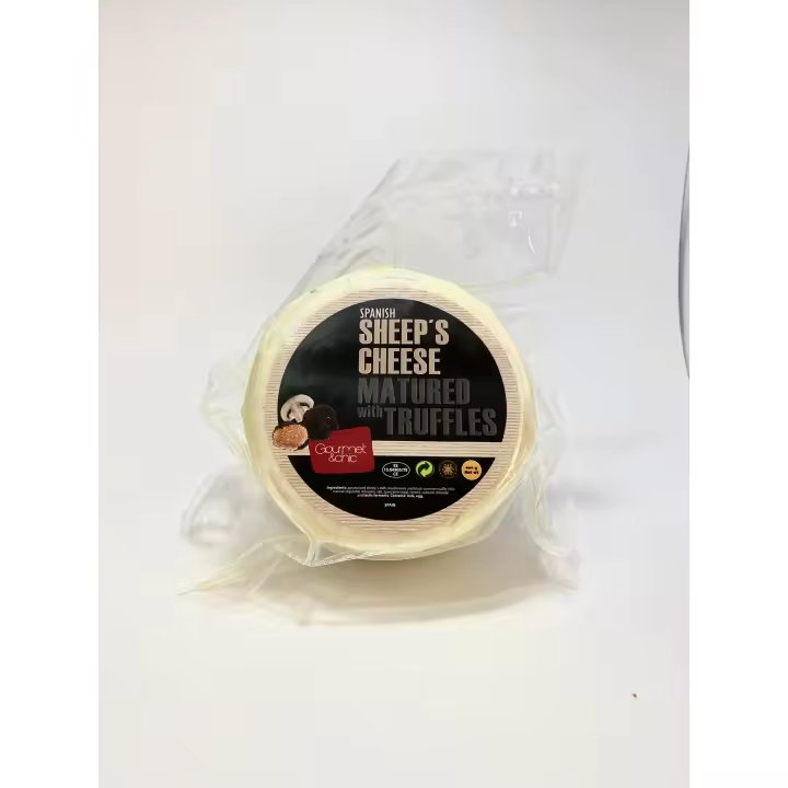 Queso de Oveja Madurado con Trufas y Setas 454 g - Caja de 6 Uds. - Gourmet & Chic - 1