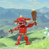 Kit De Bloques De Construcción MOC 'Respiración De La Vida Salvaje': Centauro León Lynel Figura Roja Bokoblin Juguete DIY Para Niños Modelo De Ladrillo Juego Compatible Con Lego - details 18