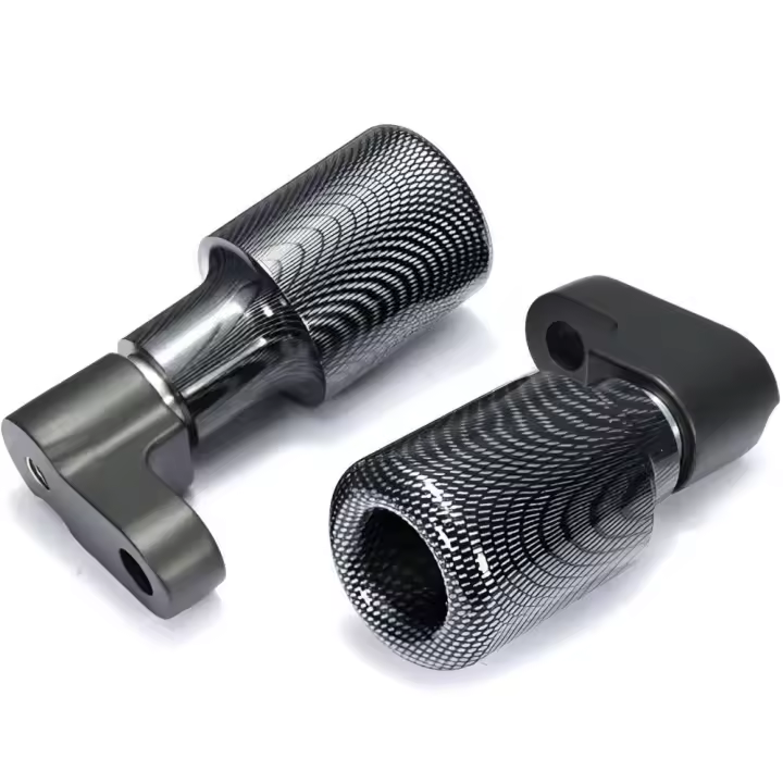 ✅ RajoMotor Topes Anticaída compatible con Honda  CBR 600RR 2007 2008   Aspecto de fibra de carbono  Barra  Defensa TOPE12 - 1