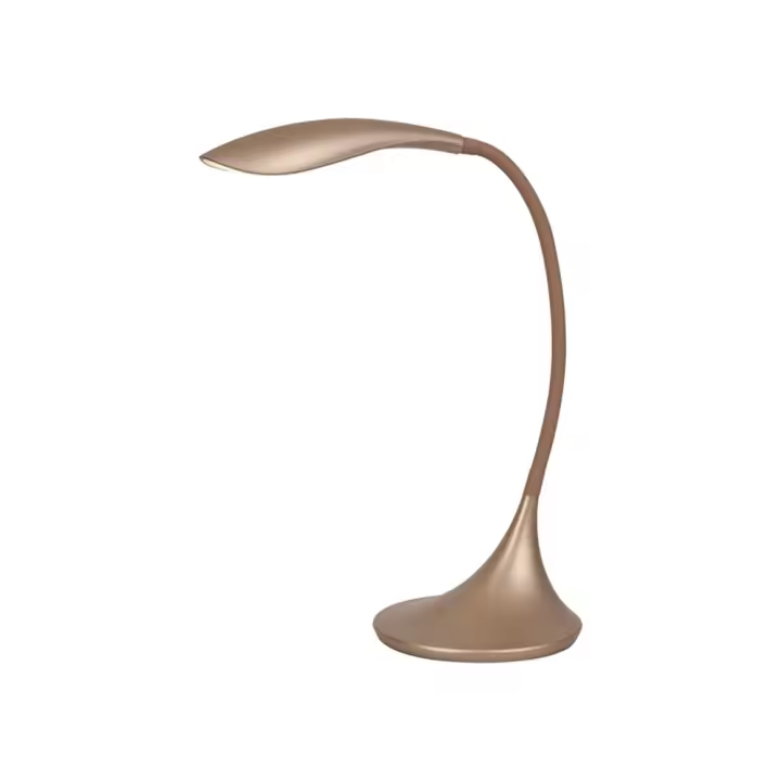 Lámpara Flexo LED 5,3W 3000K Champán IP20 DOMINIC 3000K RABALUX - 1