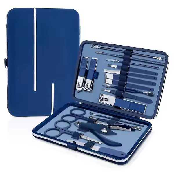 Set de manicura, kit de pedicura, cortaúñas, set de cuidado profesional - 1