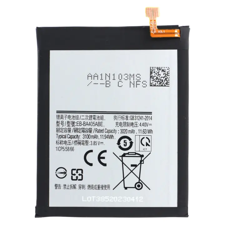 Batería De Repuesto EB-BA405ABE Compatible para Galaxy A40 (A405) / Capacidad 3100 mAh. / Nueva Fabricación. - 1