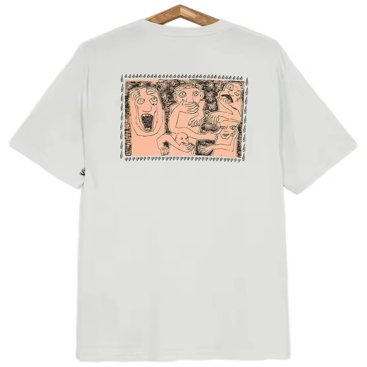 Camiseta de Manga Corta VOLCOM Crazybal para hombre en color azul - 1