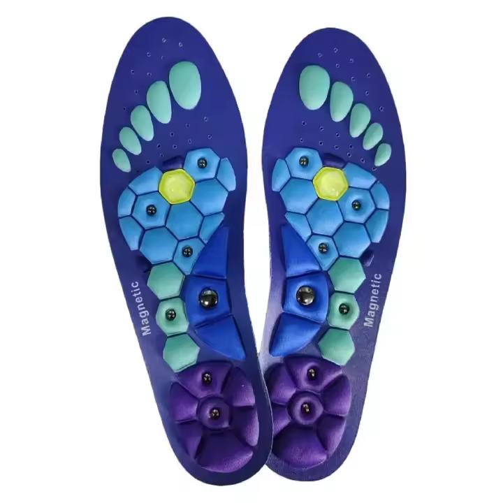 Plantillas De Pie Unisex Con Terapia Magnética Ortopédicas Para Calzado Perder Peso Adelgazante Masajeador De Acupuntos Soporte De Arco Antifatiga - 1