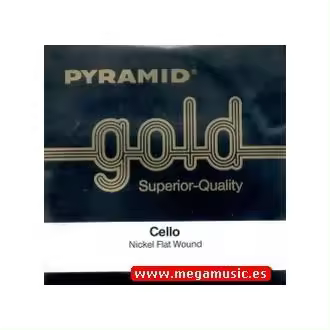 CUERDA VIOLONCELLO-Pyramid (Gold 173103) (Niquel Entorchado) 3ª Medium Cello 4/4 (G) Sol (Una Unidad - 1