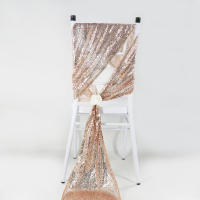 Mantelos De Lentejuelas Brillantes Para Decoración De Bodas Cumpleaños Baños De Lujo Fiesta Navidad Personalizados De Poliéster 100% - details 5