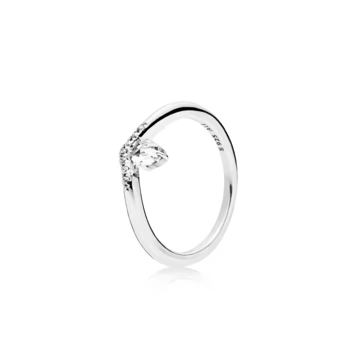PANDORA Sortija Deseo Clásico Plata Ley Circonitas Cúbicas - 1