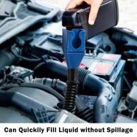Funel De Aceite Para Coche Y Motocicleta Plegable Herramienta De Transferencia De Combustible Filtro Antidesbordamiento Plástico Para Automóviles - details 1