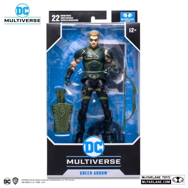 Figura Green Arrow - Figura Articulable - 22 Puntos de Articulación - Mide 19 cm - Material Plástico - Para mayores de 12 años - 1