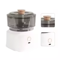 BIT Picadora de carne Eléctrica, licuadora multicolor, Cuchillas de Maple inoxidable, licuadora de Comidas Segura y eficiente para Cocina, color Blanco - details 0