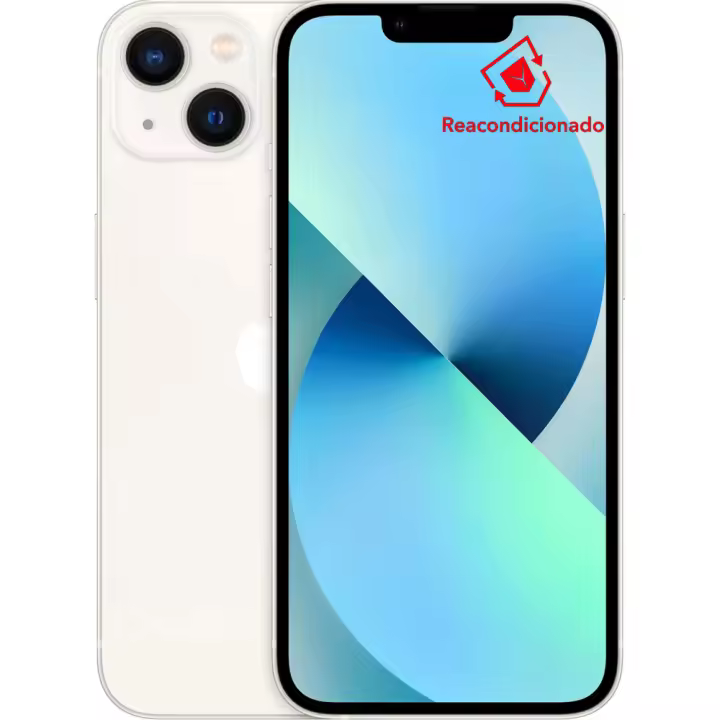 Apple iPhone 13 256GB Blanco REACONDICIONADO Grado A+ Garantía 2 años - 1