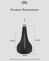 Sillín De Bicicleta RIRO Ultra-Ligero De Fibra De Carbono Con Impresión 3D Asiento De Bicicleta Para Carreras MTB Y Carretera Accesorios De Sillín De Bicicleta Para Hombres Y Mujeres - details 16