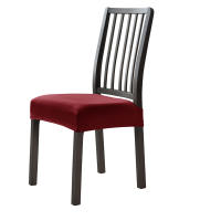 Cubierta De Silla De Comedor Suave De Velours Color Sólido Cubierta De Asiento Desmontable Antipolvo Fundas De Silla Para Hotel Y Hogar - details 21