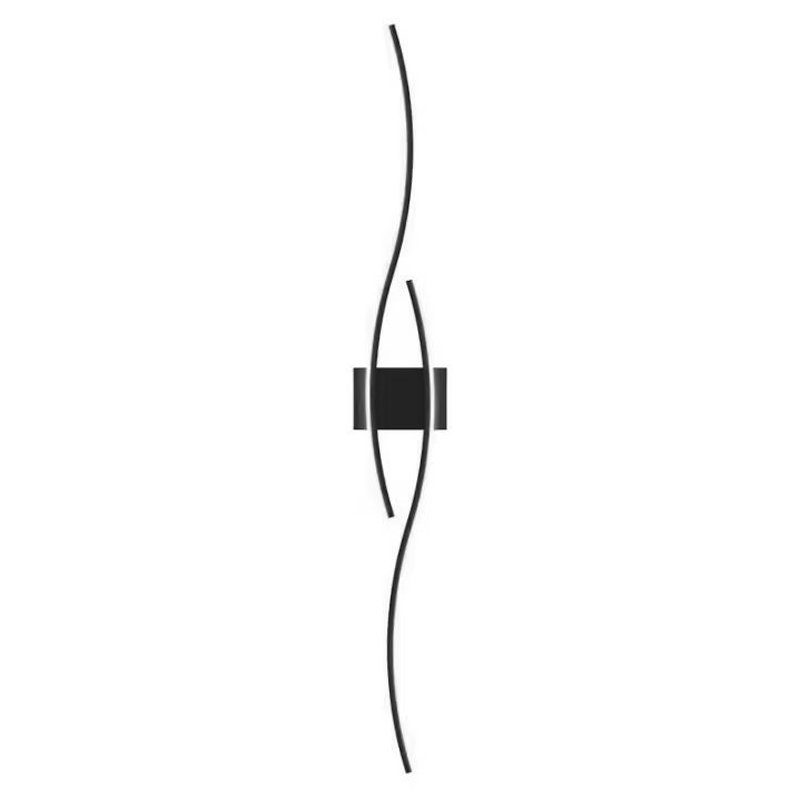 Lámparas De Pared LED Para Dormitorio 24w 28w Negras Y Doradas Iluminación Decorativa Para Casa Pasillo Aisle Balcón Luz De Noche Moderna - 1
