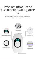 Dispositivo De Eliminación De Vello IPL 990000 Flashes Sin Dolor Láser Para Mujeres Eliminación Permanente De Vello Uso Doméstico Cuerpo Bikini Face - details 3