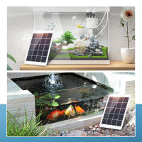 Kit De Bomba De Oxígeno Solar Para Acuario Tanque De Peces Con Panel Solar De 3W 5V Y 2 Piedras De Burbujas Aerator Oxygenador - details 2