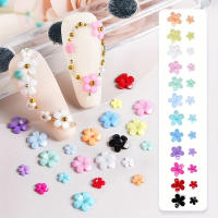 Adornos De Uñas 3D Flores Cinco Pétalos Colores Acrílicos Para Arte De Uñas Pack De 12 Cajas De 12 Piezas Por Caja - details 2