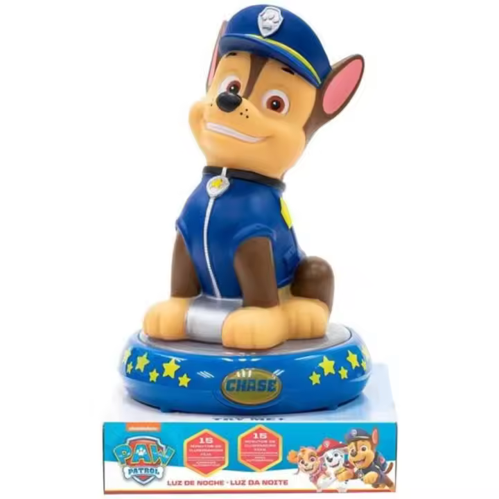 Lámpara Led Patrulla Canina Chase 3D 76399 - 1