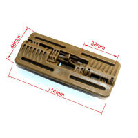 Chaleco Táctico 2pcs Con Hebilla De Liberación Rápida Y MOLLE Strip modulo Hebilla Para Hombres Material Polietileno Sulfón - details 4