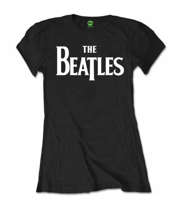 THE BEATLES Drop T Logo Camiseta Licencia Oficial Chica RockOff BEATTEEP10LB - 1