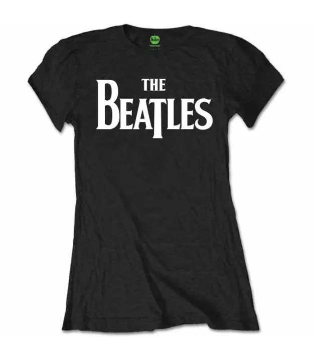THE BEATLES Drop T Logo Camiseta Licencia Oficial Chica RockOff BEATTEEP10LB - 1