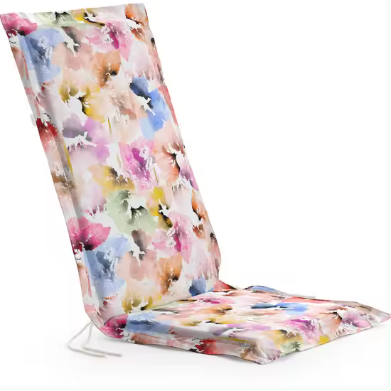 BL BELUM - Cojín  Silla de Jardín - Medidas Producto: Asiento sin volante: Grosor: 4 cm / Ancho: 41 cm / Largo: 37 m Respaldo sin volante: Grosor: 4 cm / Ancho: 53 cm / Largo: 64 cm - Modelo: 0120-408 - 1