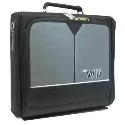 Bolsa de Transporte para Consola Wii ，Ideal para Tu Consola y Accesorios，Maletín de Transporte de La Consola,  Bolso Profesional para Consola Wii, - 1