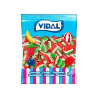 Tajadas de Sandía Vidal - Delicioso Snack de Sandía con Cobertura Pica 1 Kg (Sin Gluten, Sin Grasa) - Vidal Golosinas - details 0