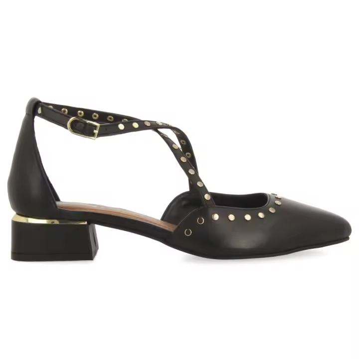 Bailarinas tachuelas tacón bajo piel holbaek - 1