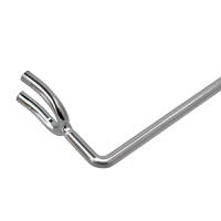 Palo De Afeitar De Metal Para Hombres Soporte Para Cepillo De Afeitar Base Para Cuchillo Plata Cromada Kit De Limpieza De Barba Fácil De Transportar - details 7