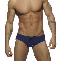 Bragas De Natación Para Hombre Con Pequeño Push-up Y Cierre De Cremallera Estilo Low-Waist Traje De Baño Sexy Para Playa Y Surf Material Poliéster Y Spandex - details 6