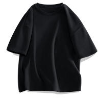 Camiseta De Manga Corta Para Hombre 100% Algodón Versátil Tendencia Verano 2025 High Street Americana Suelta Top Ins - details 2