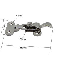 Cerradura De Puerta De Barco En Acero Inoxidable Con Ojo Para Cerradura De Padlock Accesorio Para Yate Y Bote 1 Pieza - details 0