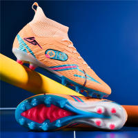 Zapatos De Fútbol Para Hombres Nuevos Y Originales Con Cremalleras Para Entrenamiento En Campo Profesional Antideslizantes Y De Cuero Superior - details 4