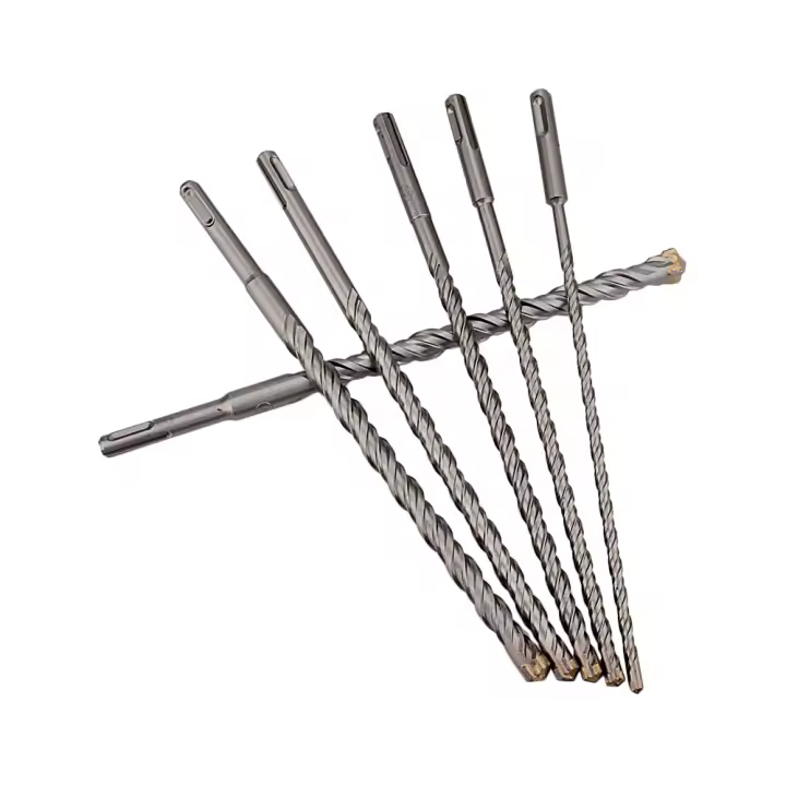 Broca De Masonería 260mm SDS plus Con Embozo De Acero Tungsteno Carburo Para Martillo Eléctrico Punta Cruzada Varios Tamaños Disponibles - 1