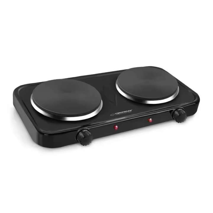 Cocina Portátil Esperanza EKH010K 2 Zonas Negro - 1