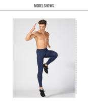 Pantalones deportivos ajustados para hombre, pantalones de chándal transpirables de secado rápido, pantalones de cintura elástica, mallas para entrenamiento, Fitness, trotar, pantalones de gimnasio para hombre - details 5