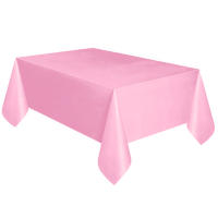 Cubierta De Mesa Rectangular Grande En Plástico Para Fiesta Sólida Colorible Cubierta De Mesa Para Cumpleaños Desechable De Tamaño 183cm X 137cm - details 5