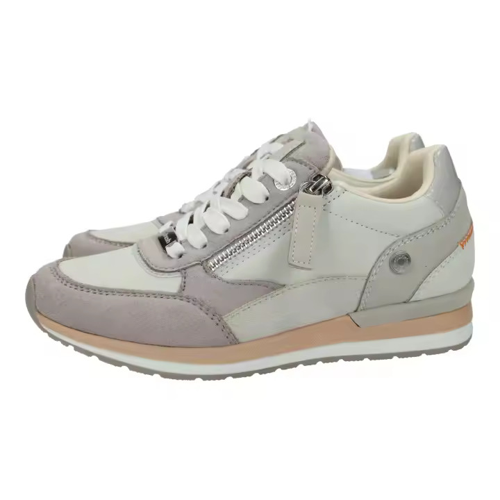 Deportivos marca REFRESH para mujer en color hielo. Deportivas para mujer, en color hielo, con cremallera y cordones, cómodas y versátiles - 1