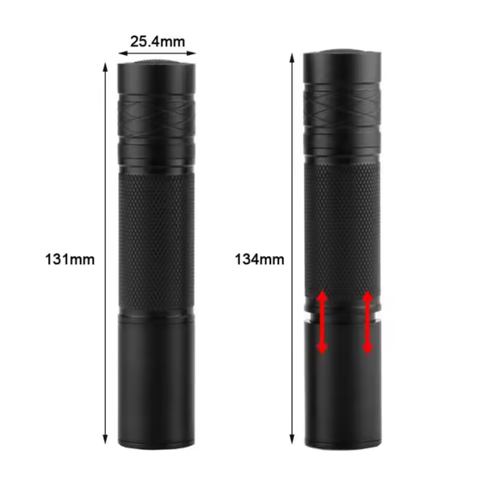 Linterna infrarroja Vcsel/LED de 850nm y 940nm, iluminador Zoomablle, arma de luz IR, antorcha de caza para iluminación exterior - 1