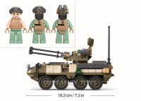 Kit De Bloques De Construcción Sluban 310PCS OEF Stryker-ADS Sistema De Defensa Aérea Militar Modelo Educativo Para Niños - details 1