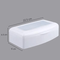 Caja De Desinfección Para Uñas 1pcs Herramienta De Uñas Plástica Blanca Estéril Para Aparatos De Acero Metal Tijeras Y Pinzas - details 0