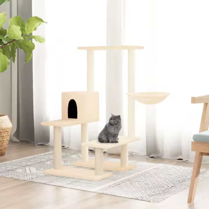 Árbol para Gatos with arañazo en Cream de ISAL 94,5 cm - 1